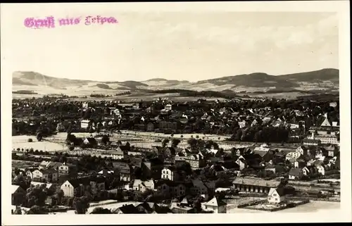 Foto Ak Česká Lípa Böhmisch Leipa Reg. Reichenberg, Gesamtansicht der Ortschaft