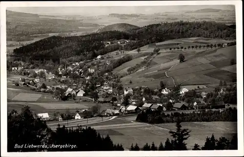 Ak Lázně Libverda Bad Liebwerda Reg. Reichenberg, Isergebirge, Totalansicht, Ort