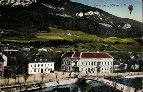 Ak Payerbach an der Rax in Niederösterreich, Teilansicht, Payerbacher Hof