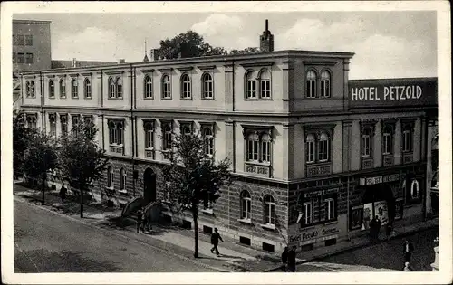Ak Helmstedt in Niedersachsen, Hotel Petzold