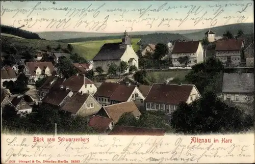 Ak Altenau Clausthal Zellerfeld im Oberharz, Panorama
