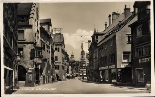 Ak Lindau am Bodensee Schwaben, Maximilianstraße