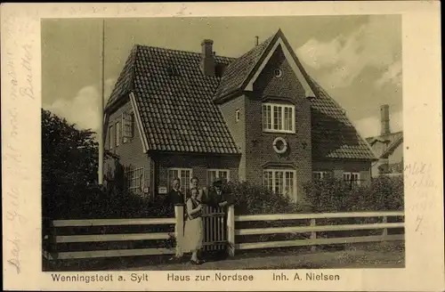 Ak Wenningstedt auf Sylt, Haus zur Nordsee