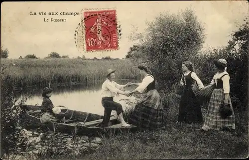 Ak La vie aux Champs, Le Passeur, Ruderboot