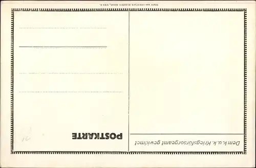 Künstler Ak Generaloberst Freiherr Conrad von Hötzendorf, Portrait