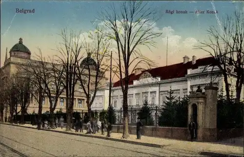 Ak Beograd Belgrad Serbien, alter Konak