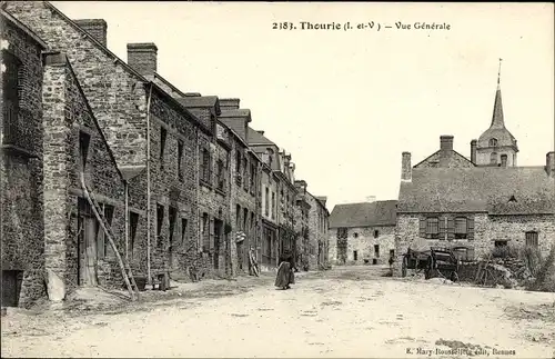 Ak Thourie Ile et Vilaine, Straßenpartie