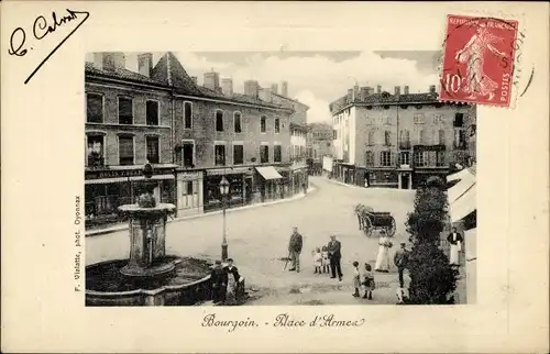 Ak Bourgoin Isère, Place d'Armea