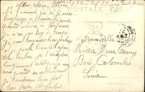 Ak Mirande Gers, Rue d'Auch, Bas