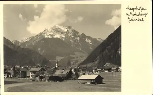 Ak Mayrhofen im Zillertal Tirol, Blick nach Ort