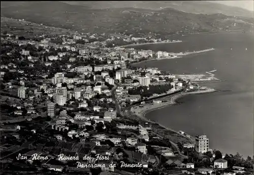 Ak San Remo Ligurien, Panorama da Ponente