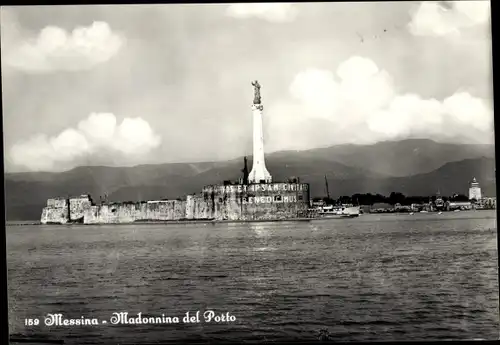 Ak Messina Sizilien, Madonnina del Porto
