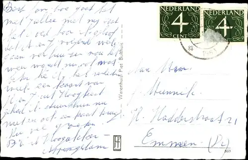 Ak Appingedam Groningen Niederlande, R. H. B. S