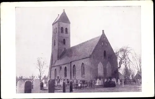 Ak Midwolde Groningen Niederlande, Kerk