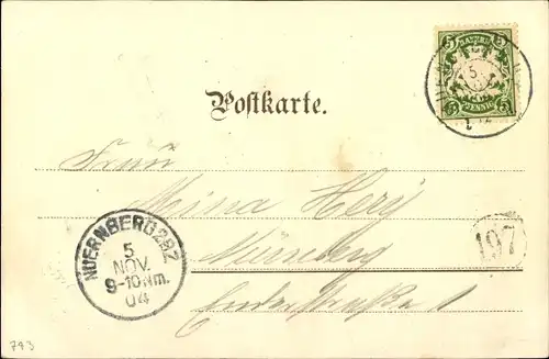 Ak München Bayern, Ludwigstraße