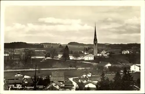 Ak Sankt Georgen Traunreut Oberbayern, Totalansicht