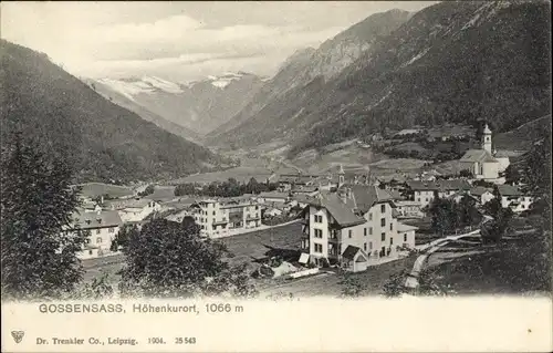 Ak Gossensaß Brenner Brennero Südtirol, Ruine Strassberg, Gesamtansicht