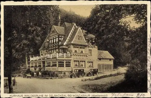 Ak Montabaur im Westerwald, Kurhaus Waldesruhe im Gelbachtal