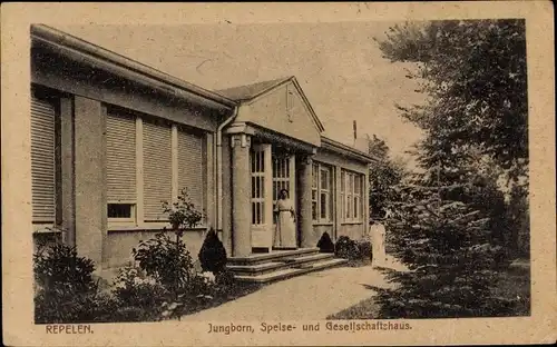 Ak Repelen Rheinkamp Moers am Niederrhein, Jungborn, Speise- und Gesellschaftshaus