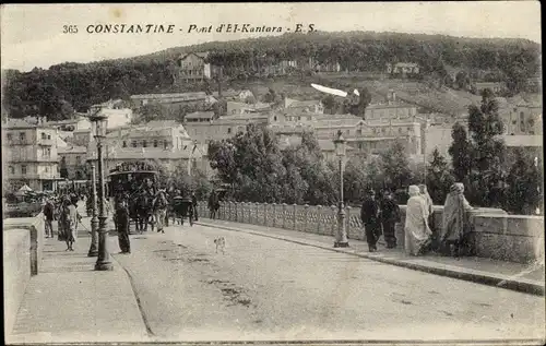 Ak Constantine Algerien, Pont d'El Kantara