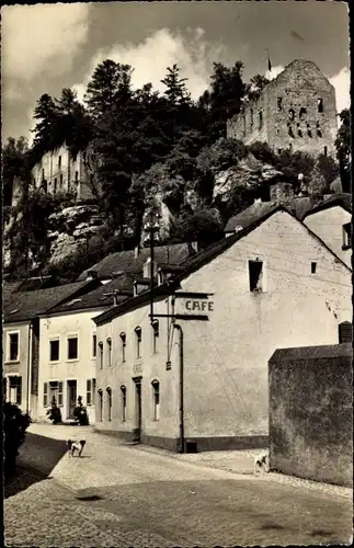 Ak Larochette Fels Luxemburg, Les ruines du chateau