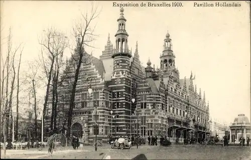 Ak Bruxelles Brüssel, Exposition 1910, Pavillon Hollandais, Weltausstellung
