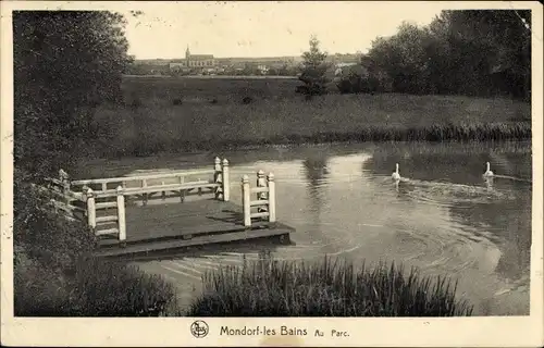 Ak Mondorf les Bains Bad Mondorf Luxemburg, Au Parc