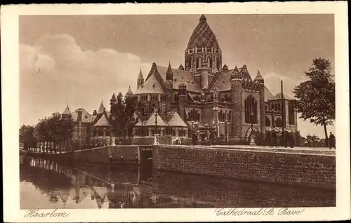 Ak Haarlem Nordholland Niederlande, Cathedraal St. Bavo