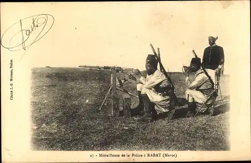 Ak Rabat Marokko, Mitrailleuse de la Police