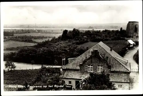 Ak Hochelten Elten Emmerich am Niederrhein, Hoog Elten, Panorama op het Rijndal