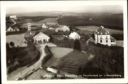 Ak Elten Emmerich am Niederrhein, Luftkurort, Panorama op Montlerland en s'Herrenberg