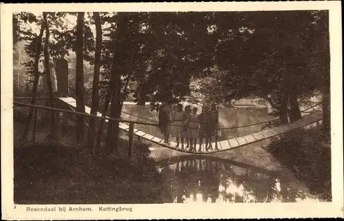 Ak Rosendaal Nordbrabant Niederlande, Kettingbrug