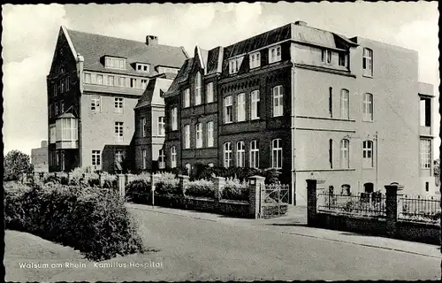 Ak Walsum Duisburg im Ruhrgebiet, Kamillus Hospital, Außenansicht