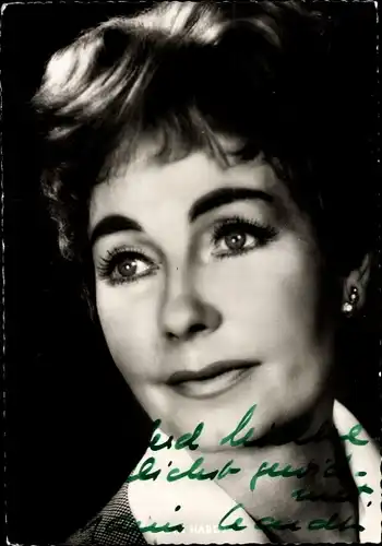 Foto Ak Schauspielerin Karin Hardt, Portrait, Autogramm