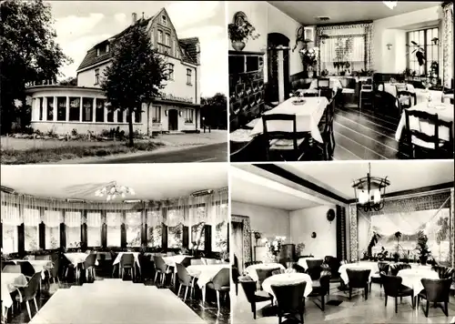 Ak Erle Dorsten in Westfalen, Haus Weidmannsheil, Innenansicht, Speisesaal