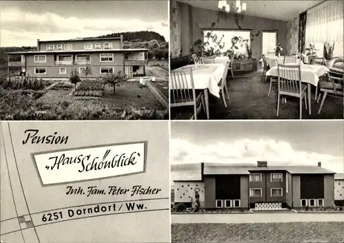 Ak Dorndorf Dornburg im Westerwald, Pension Haus Schönblick