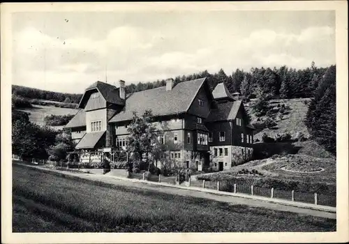 Ak Hasserode Wernigerode am Harz, Erholungshaus Margarethenhof von Friedr. Krupp Grusonwerk AG