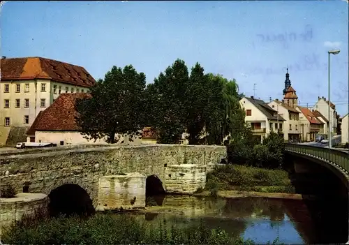 Ak Höchstadt an der Aisch, Teilansicht