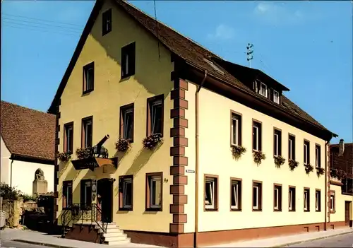 Ak Weisweil Baden Württemberg, Gasthaus Kanone, Außenansicht