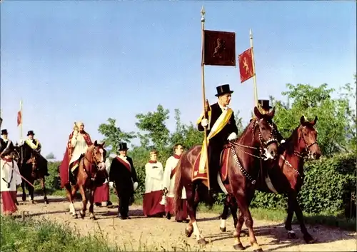 Ak Weingarten in Württemberg, Blutritt, Prozession