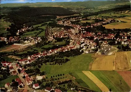 Ak Eppelborn im Saarland, Luftaufnahme