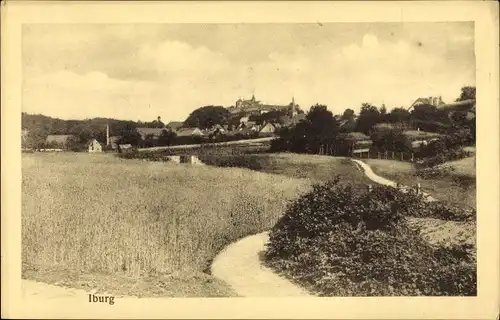 Ak Bad Iburg am Teutoburger Wald, Ortsansicht mit Umgebung