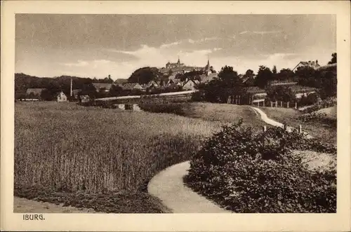 Ak Bad Iburg am Teutoburger Wald, Ortsansicht mit Umgebung