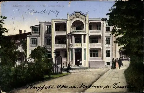 Ak Göhren auf Rügen, Hotel Brandenburg