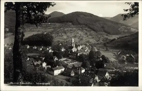 Ak Ottenhöfen im Schwarzwald, Panoramaansicht, Kirche