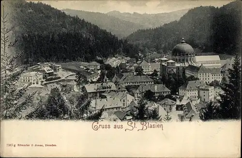 Ak Sankt Blasien im Schwarzwald, Gesamtansicht