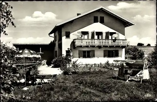 Ak Nesselwang im Allgäu, Waerland-Erholungsheim Buck, Landhaus Buchenberg