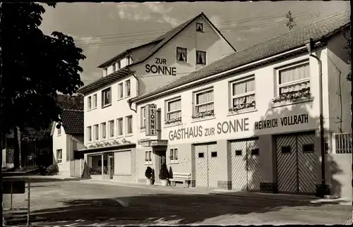 Ak Winterkasten Lindenfels Odenwald, Gasthaus zur Sonne