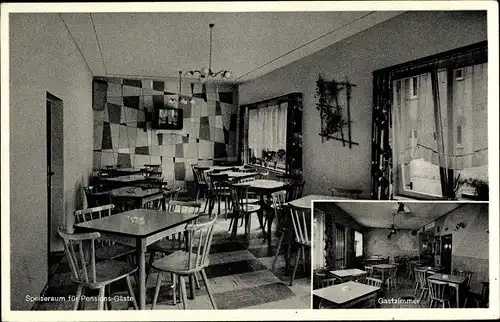 Ak Erlenbach Fürth im Odenwald, Zum Schorch, Innenraum