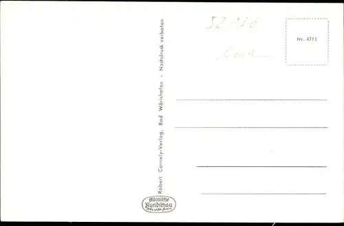 Ak Monschau Montjoie, Fachwerkhäuser an der Rur